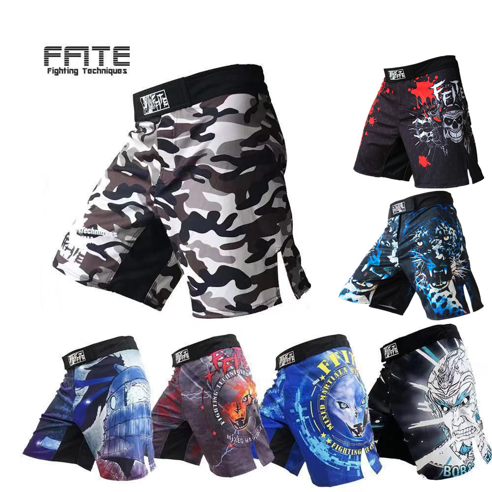 New Gorilla Ape MMA Shorts Muay Thai Boxing Short Pants Fighting Kick Men Fight