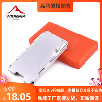 With Box Outdoor Wind Shield Camping Stove Accessories 9 Pieces 10 Pieces Foldable Aluminum Ultralight Wind Board