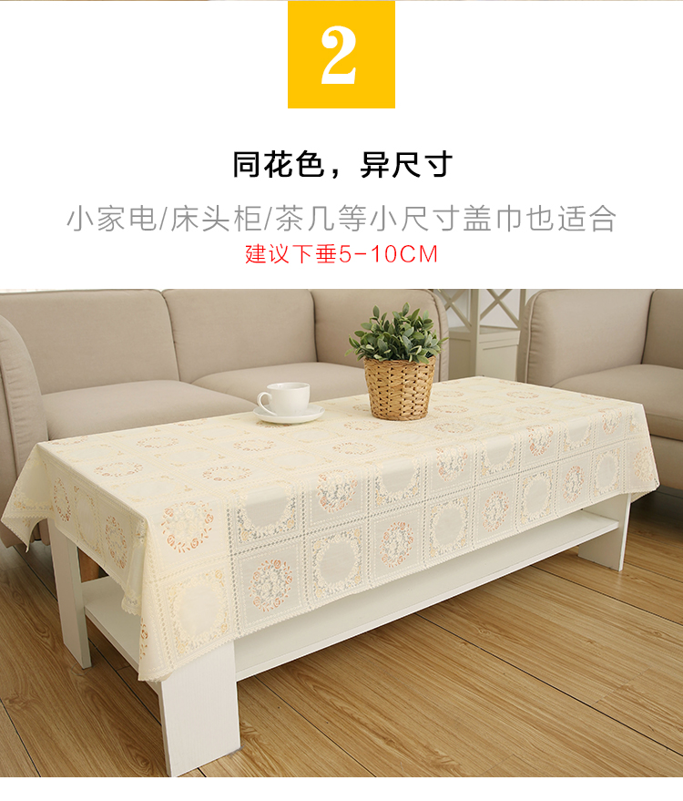 Tích cực hình chữ nhật tròn bàn cà phê nhựa PVC trong suốt bàn mat không thấm nước chống vảy dầu khăn trải bàn dùng một lần vải các mẫu khăn trải bàn đẹp