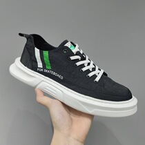 Korean version 100 lap net red cloth noodles breathable casual shoes Agan shoes sails cloth shoes mens low helping wear and light soft-bottom shoes