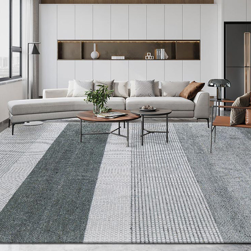 India imported handmade wool carpet modern minimalist living room sofa coffee table floor mat Nordic bedroom study carpet