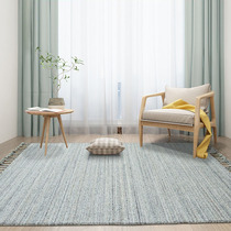India imported wool plus silk handmade carpet living room Nordic modern simple sofa Coffee table floor mat Household light luxury