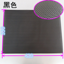 Fireproof aluminum mesh can be cut chassis host cooling dust mesh black decorative mesh model transformation metal mesh