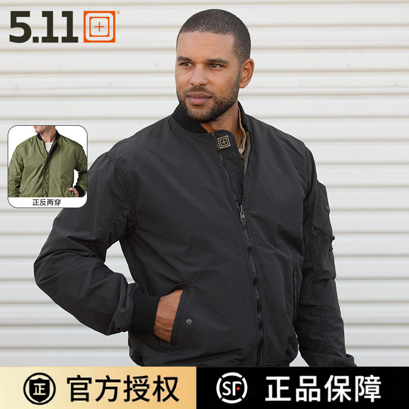 5.11 Jacket Men's Spring and Autumn Outdoor Casual Water-Repellent Jacket 511 Kuma Double-Sided Tactical Jacket 78059