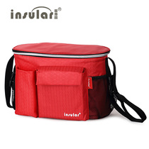 Mummy bag separation with baby outside travel cart back hanging bag travel baby supplies bag shoulder insulation mother baby bag