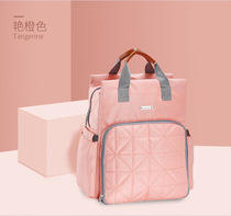 Baby travel mommy bag baby clothes storage bag large capacity Fashion shoulder waterproof trolley