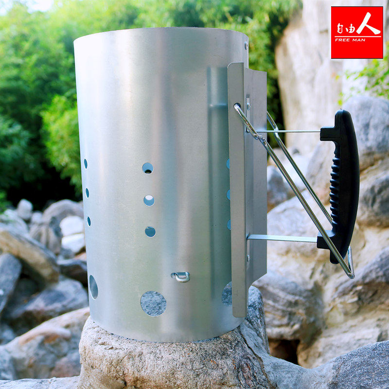 Outdoor charcoal ignition barrel charcoal barrel bamboo charcoal ignition carbon barrel barbecue stove igniter burning tea hot pot tool