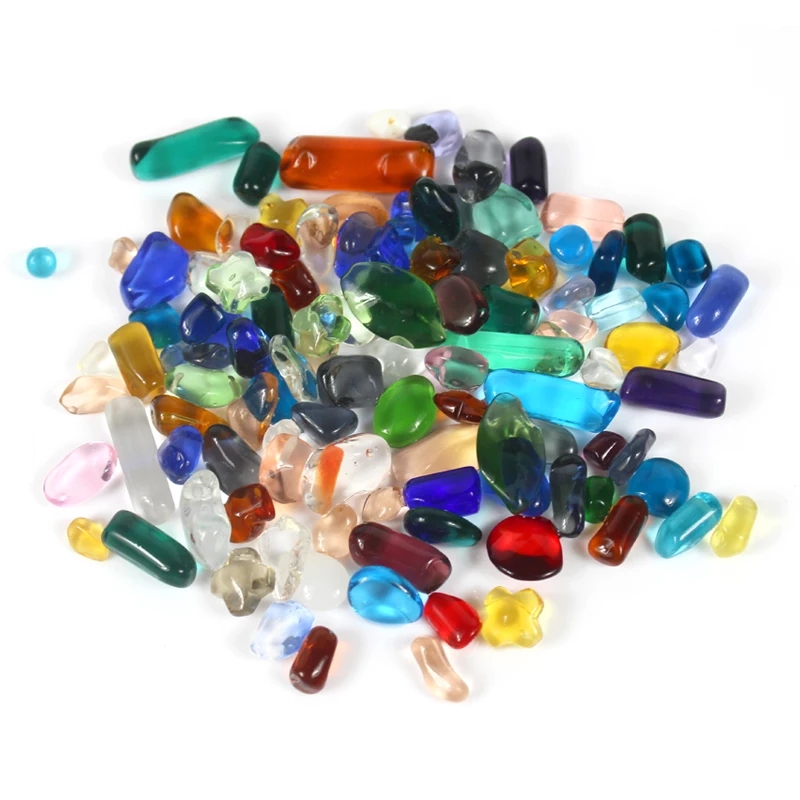 Crystal Stone, Colored Stone, Ice Crystal, Rain Flower Stone, Fish Tank, Aquarium, Landscaping Decoration, Creative Flower Pot, Hydroponics, Gardening, Pebbles