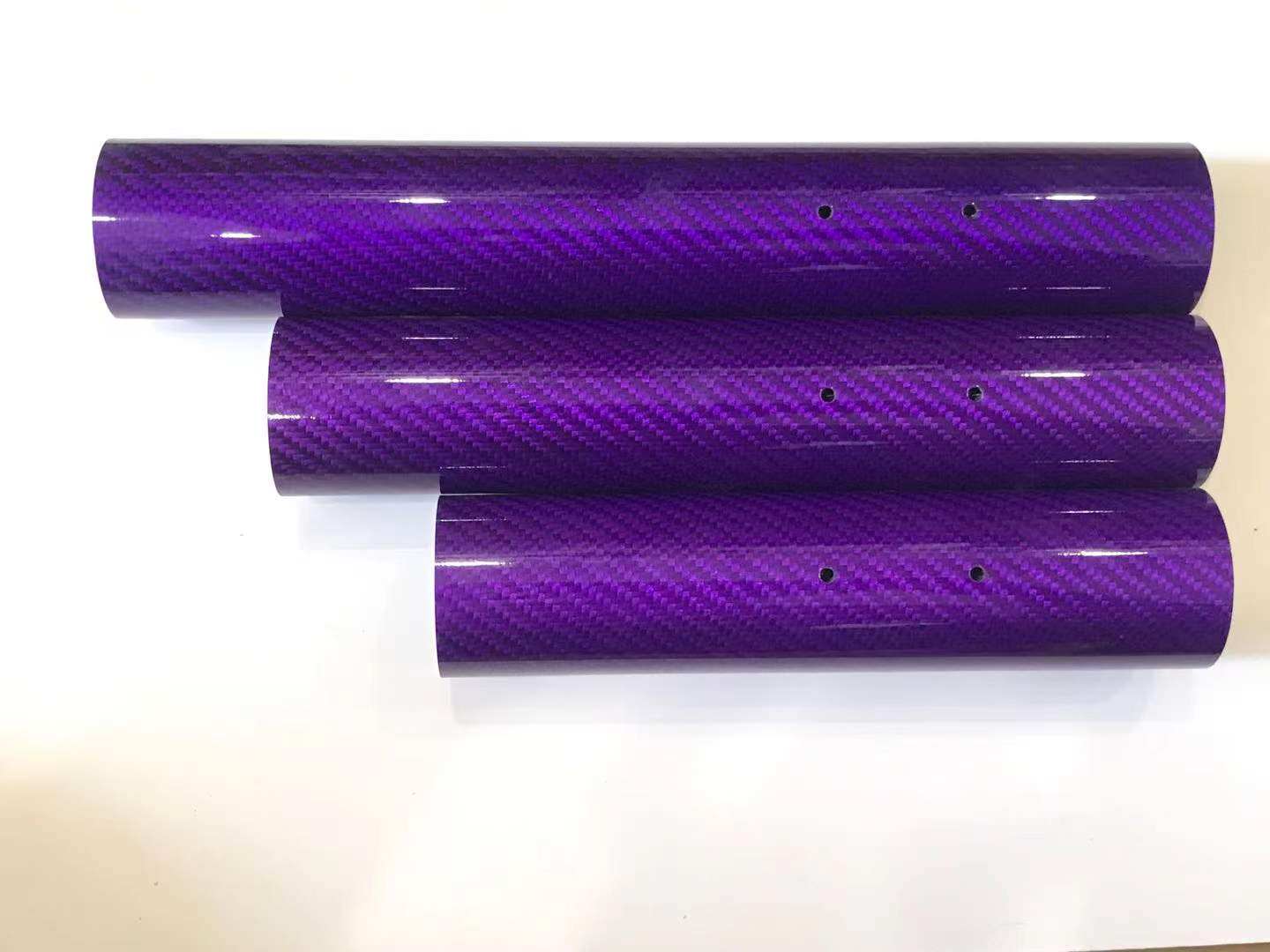 speedQB purple carbon fiber tube holder SQB cosplay prop SQB laboratory