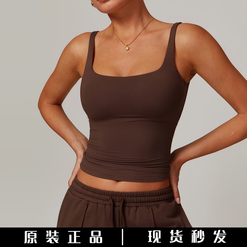 [Official Authentic] Skims Top Kardashian Shapewear Tight Yoga Fitness Wear Beautiful Back Sports Vest