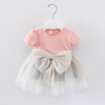 Childrens dress Summer baby baby bow bow bow girl dress baby baby bowel skirt