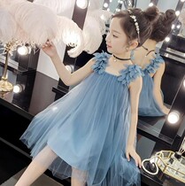 Girls Super Gas Dress Summer Summer 8 Children 9 Princess 10 Dress 11 Girls 12 Year Old Dress