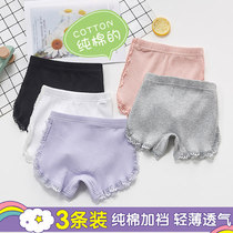Girls Safe Pants Cotton Walking Baby Summer without PP Baby Panties Four Corner Flat Shorts