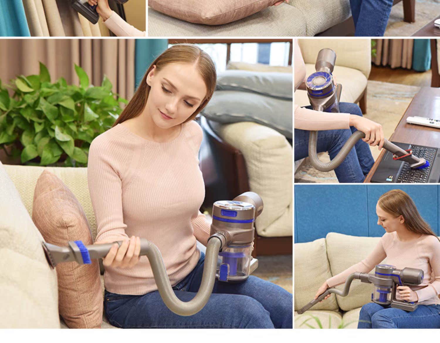 may hut bui xiaomi Máy hút bụi không dây Whirlpool của Mỹ sạc điện cầm tay siêu nhỏ cực kỳ êm ái ngoài công suất cao P8 - Máy hút bụi máy hút bụi cầm tay tinhte