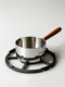 XMAN+ stock hot oil pot 316 stainless steel oil pouring small pot small mini hot oil pot thickened three-layer steel
