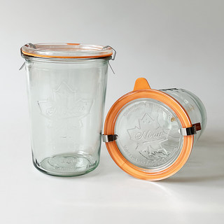 Xman+ Stock Glass Sealed Jars Kitchen Moisture-Proof Jam Bottles Chili Sauce Pickle Jars Fruit Snack Storage