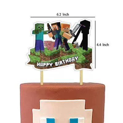 Детское праздничное украшение для торта Back Cup Cake Decoration Siege