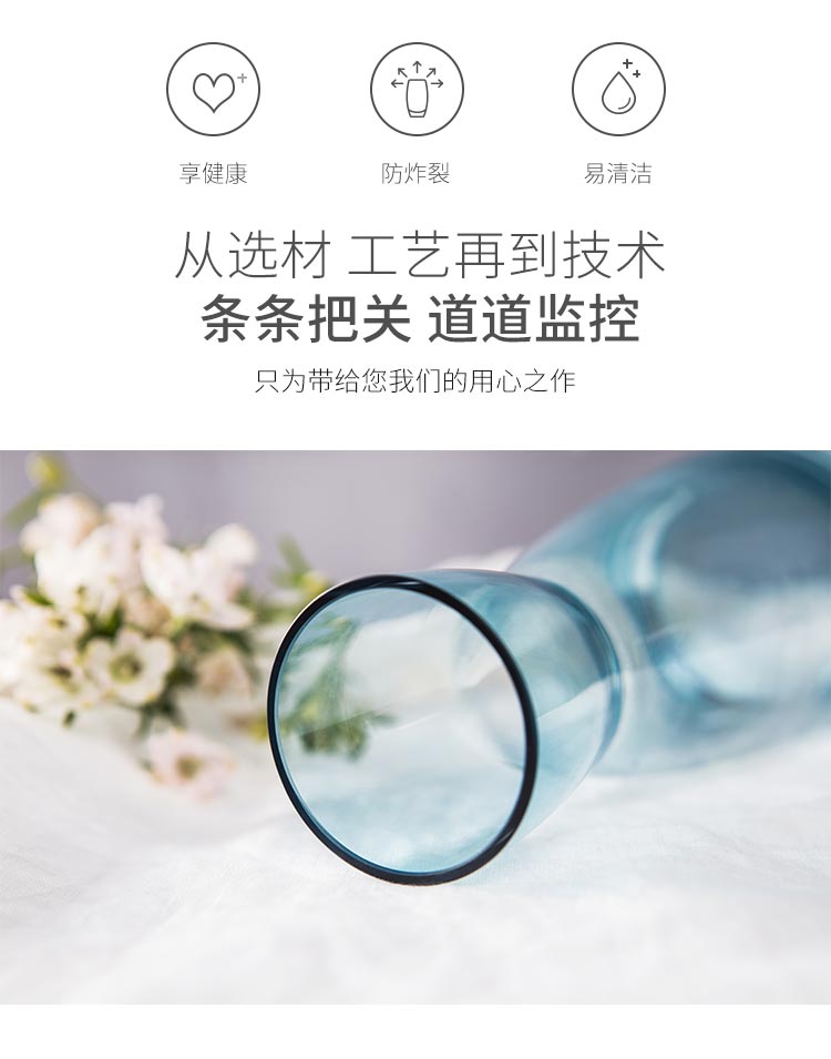 Bình thủy tinh tươi nhỏ trang trí sáng tạo hoa đơn hoa hồng nhỏ bình nước văn hóa hoa hoa - Vase / Bồn hoa & Kệ bình hoa đẹp