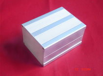 Power supply power transmission aluminium shell metal aluminium profile housing 18 Number: 46 * 75 8 * 100