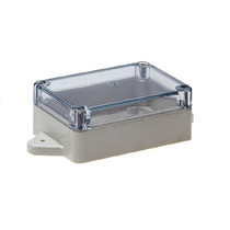 Plastic enclosure meter housing plastic waterproof box F19T:85*58*33 (transparent cover)