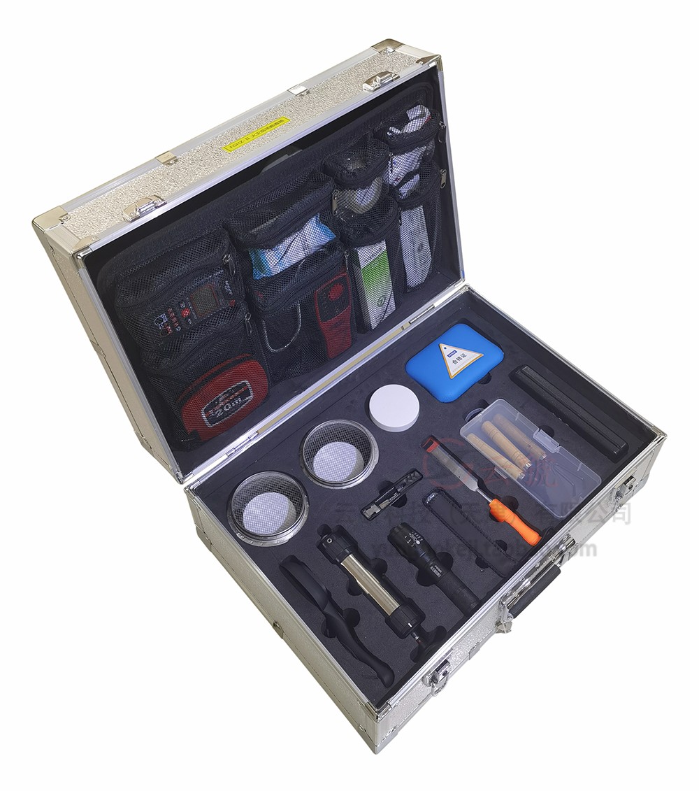 FGHZ-Ⅱ型火灾现场勘查箱/燃烧物证收集提取测量勘察破拆工具铝箱