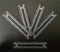 15cm black magnetic PVC scale 15cm magnetic scale photographic scale