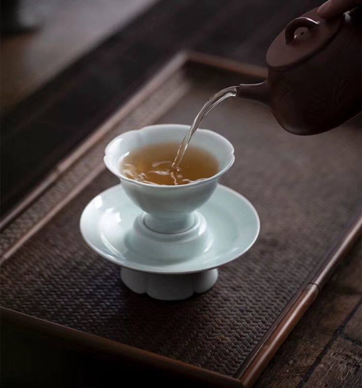 Song Dynasty Point Tea Anti-Song Dot Tea Shadow Tea Tea House Tea House Two Sets Lagoon Kiln Tea Brewns