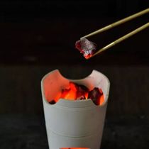 Song Dynasty tea Tang Dynasty Sencha tea tea clip copper chopsticks carbon clip tea cake clip