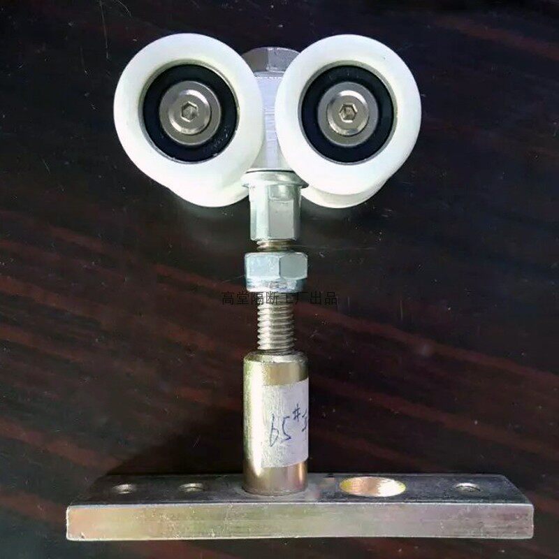 Heavy-duty sliding screen Nylon pulley Active partition hanging wheel Mobile folding door track