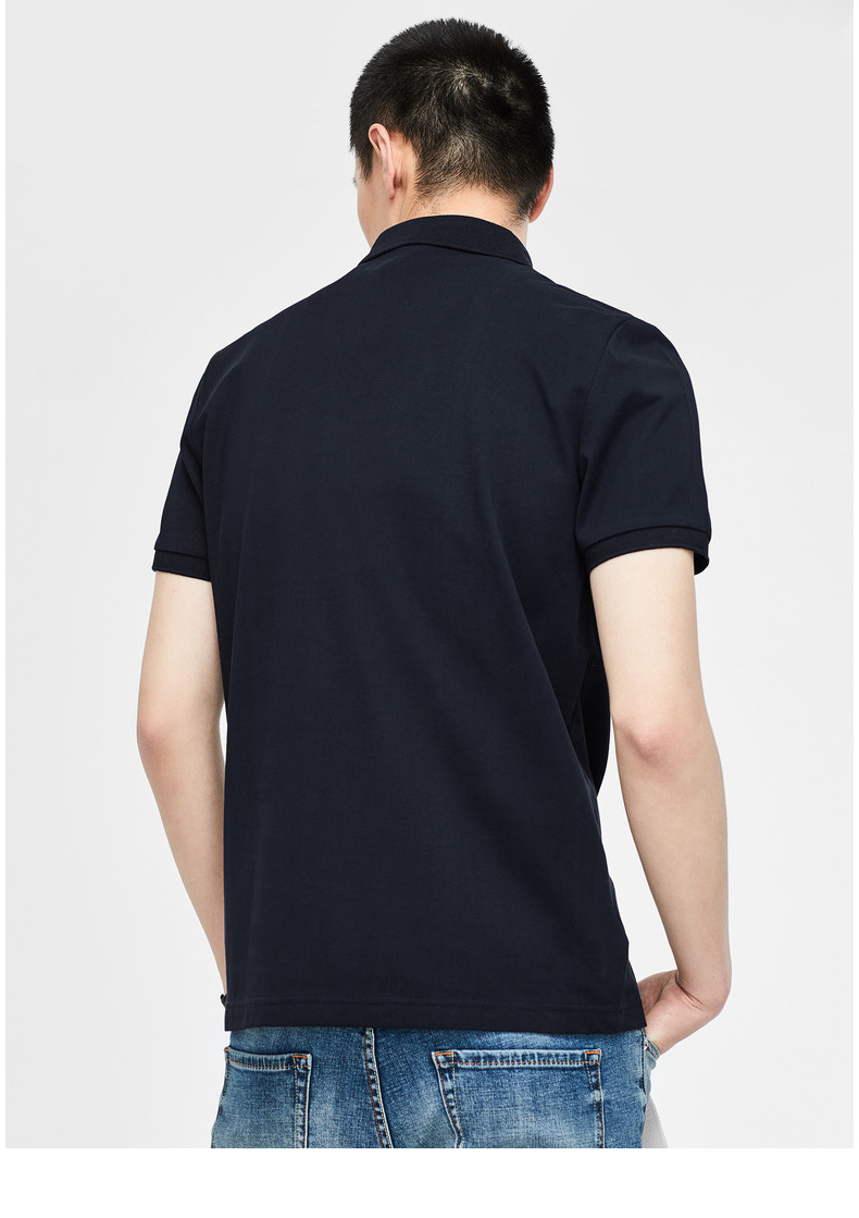 GXG nam xu hướng thời trang hè giản dị áo polo ngắn tay 172124310 - Polo áo polo