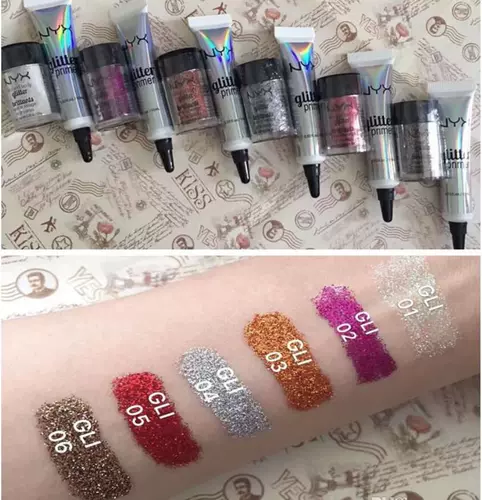 Американский грип -глитерный грипп для глаз NYX.