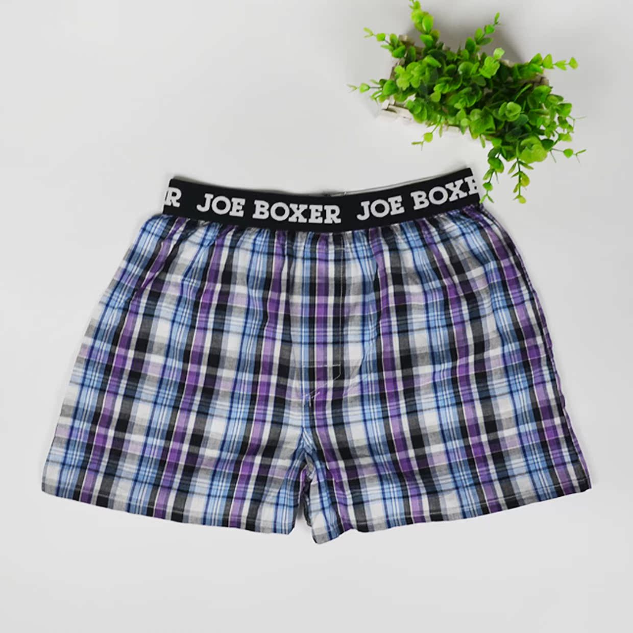 Bốn mùa nam cotton dệt phần mỏng thun co giãn thoải mái quần short nhà quần pyjama đồ lót nam