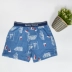 Châu Âu và Hoa Kỳ đơn giản cotton dệt kim mềm cỡ lớn mỏng nam bốn mùa đồ lót quần short pyjama quần nhà quần ống suông nữ Quần tây