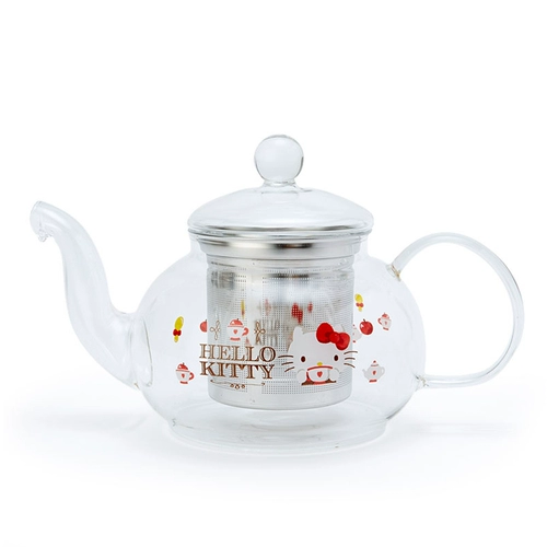 Hello kitty, милая посуда, чайный сервиз, комплект, термос, заварочный чайник