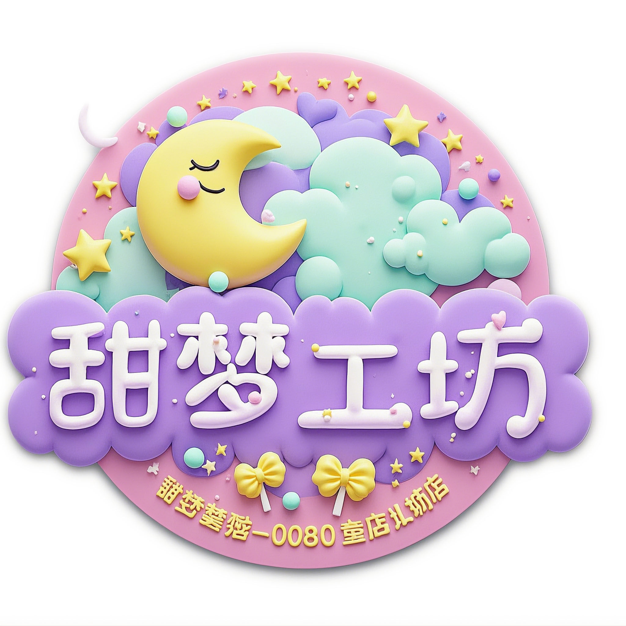 甜梦工坊 原创童装的LOGO