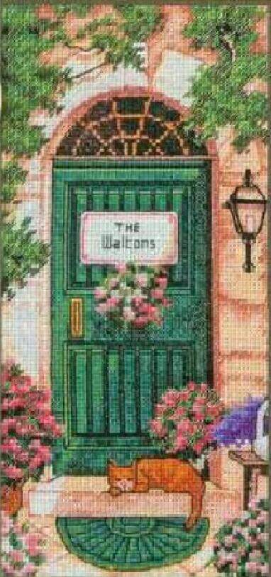 (Cat embroidery workshop) R line self-supporting parts--DIM 65126 door