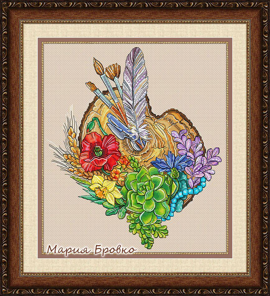 (Cat Cat Embroidery Workshop) R Line Self-matching pieces-The palette of MM190509 MM190509