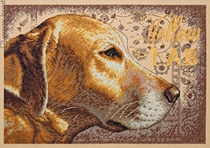 (Cat and cat embroidery) R line self-matching kit-DIM 35273 yellow Labrador