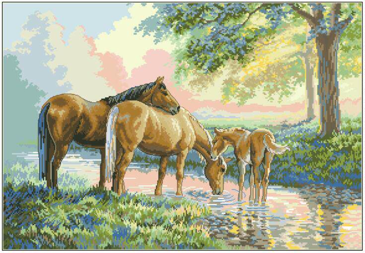 (Cat Cat Embroidery Workshop) R Line Self-supporting piece-Dim Ma family