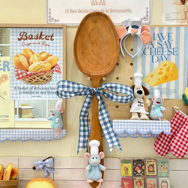 Super Large Spoon and Fork Wall Hanging Decoration Ratatouille Restaurant Creative Decoration Chaotic Kitchen Photo Prop