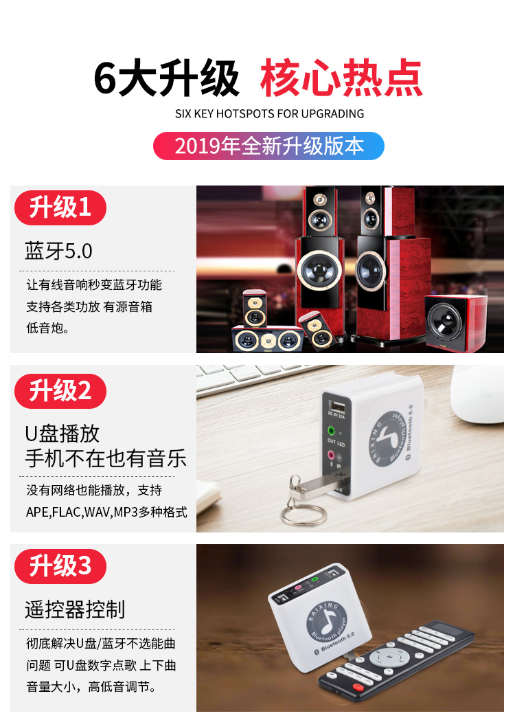 modem wifi 6 Bộ thu âm thanh Bluetooth 5.0 bộ chuyển đổi âm thanh Bộ khuếch đại TV sang điều khiển từ xa không dây Phát lại đĩa K - Trình phát TV thông minh củ phát wifi lắp sim