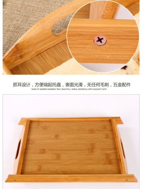 Khay tre khay trà khay rượu hình chữ nhật bên khách sạn kích thước món ăn kích thước nhà đơn giản tấm chống thấm nước - Tấm đồ gia dụng bằng gỗ
