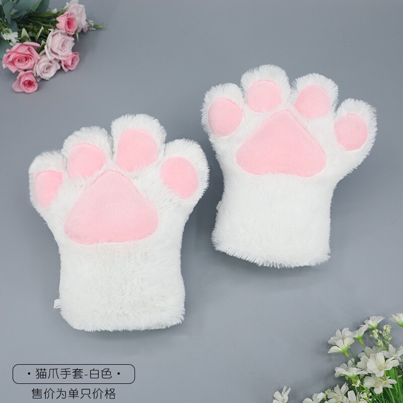 furry福瑞/兽装 二次元漫展可爱猫爪兽装手套肉垫发声cosplay兽爪成品fursuit爪子