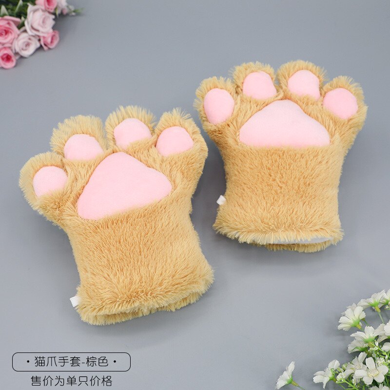 furry福瑞/兽装 二次元漫展可爱猫爪兽装手套肉垫发声cosplay兽爪成品fursuit爪子