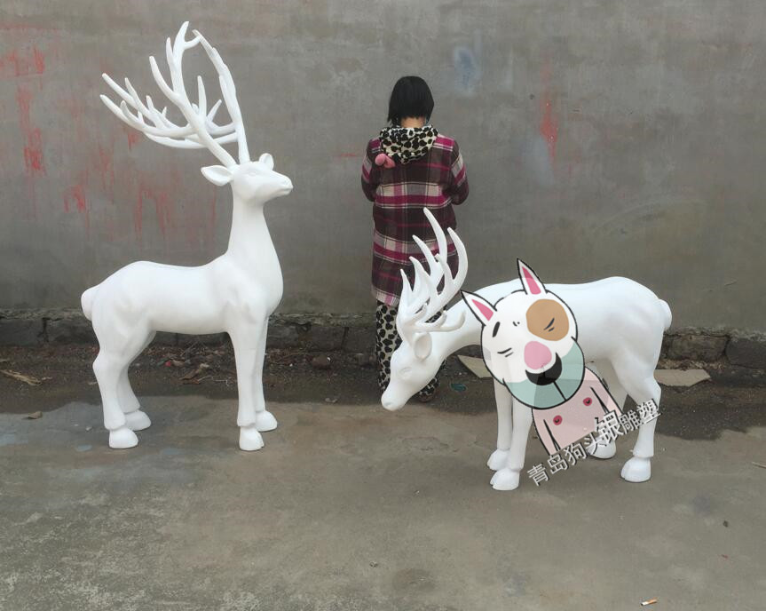 Foam props Christmas Christmas Christmas old age Reindeer Little Deer Festival Wedding Wedding Celebration Beauty Chen Showcase Background Road