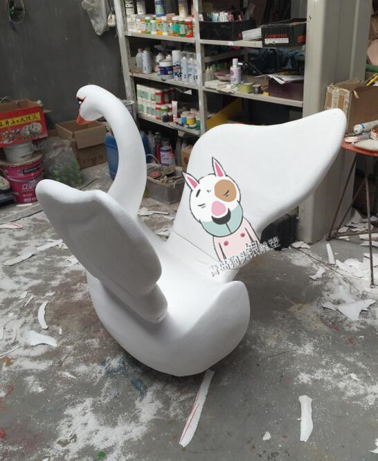 Foam Sculpture Big White Goose