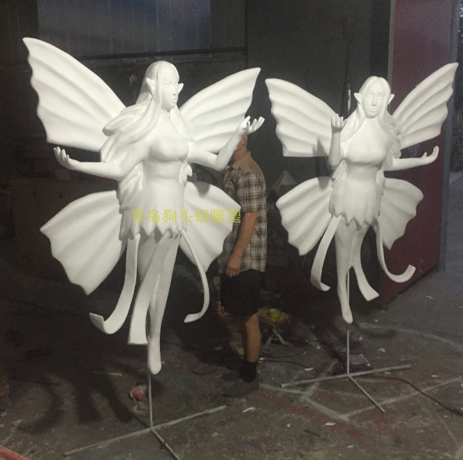 Foam Sculpture Little Elf Flower Fairy Butterfly Elf Angel Wedding Wedding Wedding Celebration Beauty Chen Props