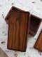 Camphor Leaf Wooden Lunch Box Square Two-Layer Portable Lunch Box Solid Wood Sushi Box Rectangular Double-Layer Environmentally Friendly Tableware
