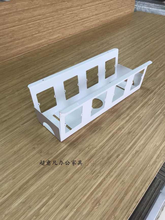 Office desk management line box replica serpentine tube line tube Large class table U line slot Single layer