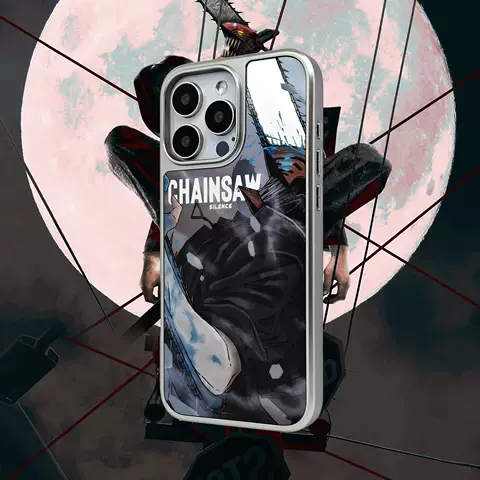 Chainsaw Man Denji Full Moon Phone Case Anime iPhone Case for iPhone 17, 16, 15, 14 and 13